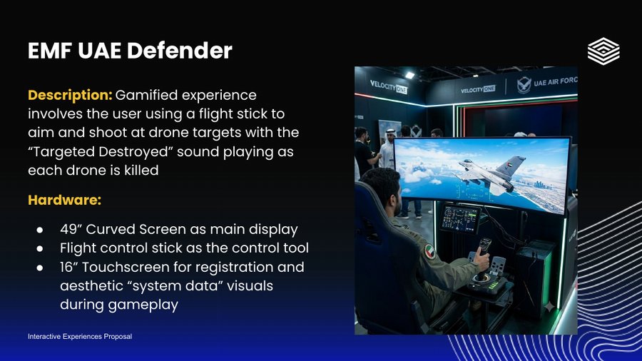 Slide from my EMF UAE Defender proposal